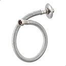 Engate Flexível Trançado 60Cm Prateado Zrz Cromados