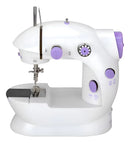 Mini Máquina De Costura Reta Com Luz Epsilon Eps-sm205 Portátil Branca