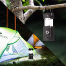 Lanterna Recarregável Led Lampião Solar Camping Pesca Cor Preto Fluoreled