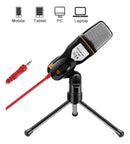 Microfone Condensador SF 666 Com Tripé E Cabo 2m