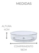 Organizador Cosméticos Porta Maquiagem Acrílico Giratório