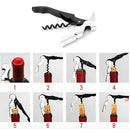 Abridor de garrafa vinho saca rolhas aço inox Tche Amo