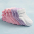 Kit 12 Pares Meias Bebê Rn Recém Nascido Infantil Branco RN