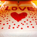 1000 Pétalas De Rosas Artificiais Para Decoração Casamento Cor Vermelha