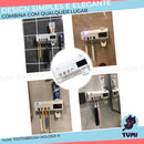 Suporte Porta Escova Dentes Dipenser Pasta Esterelizador Uv Cor Branco Yumi