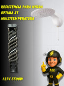 Resistencia 8t Multitemperatur-turbo 127v 5500w MS Eletro Eletrônica