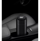 Garrafa térmica digital inteligente de 500 ml, cor preta