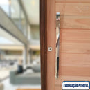 Puxador Inox 304 - 1 Metro - Para Portas Madeira Cor Polido