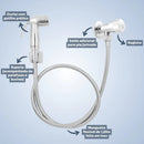 Ducha Higiênica 1/4 De Volta Alavanca Luxo Cromado Ba Cromado