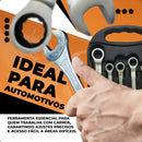 Chave Combinada Catraca Jogo De Chaves Com 7 Peças De Aço 08 A 19mm Reforçado Bmb-01 Indufer