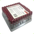 Tubo Coleta Sangue Ativador De Coágulo Vermelho 4ml 100 Und