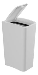 Lixeira Cesto De Lixo Tampa Click Banheiro Cozinha 8 Litros