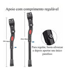 Kit 2 Pezinho Descanso Apoio Bike Bicicleta 20-29 Regulável