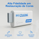 Adaptador Conversor Compatível Nintendo Wii Para Cabo Hdmi 1080p Saída Áudio Vídeo Alta Definição Fácil Instalação Imagem Nítida Som Claro Qualidade Premium Bahrein