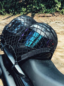 Rede Elástica Moto Bagageiro Aranha  G 55 X 55 6 Ganchos