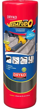 Manta Asfáltica Auto Adesiva Aluminizada 45 Cm X 10 M Dryko