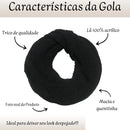 Cachecol Feminino Masculino Tendência Moda Outono Inverno Cor Preto Desenho Do Tecido Tricô Tamanho Único Adulto