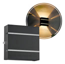 Arandela Externa Slim Luminária de Parede em Alumínio Mega Forte MF103 12x12x4cm cor Preto