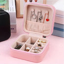 Kit 12 Mini Estojo Porta Joias Portátil Bolsa Zíper Atacado Cor Rosa