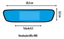 First Option 4.3-3 + 308 Kit Estacionamento Espelho Retrovisor Lcd Câmera Ré Colorida
