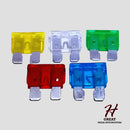 Fusivel Lamina Carro Veiculos Kit Com 100 Pçs Acomp Estojo Hikari