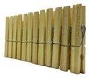 Kit 120 Prendedor De Roupa Pregador Varal Madeira 10 Duzias