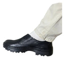 Bota Botina Sapatão Couro Cano Baixo Bico D Pvc Tr Preto 39 BR