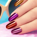 Kit 12 Pó Cromado Metalizado Holográfico Manicure Unha Gel