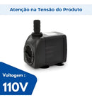 Bomba Submersa 2000l/h 2m Lagos Recalque Fontes Aquários Cascata Hidroponia Chafariz