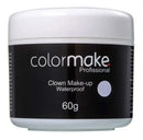 Clown Makeup Colormake 60g Maquiagem Artística Teatro Tom Branco