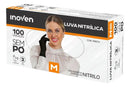 Luva Nítrica Descartável P M G Preta Manicure-100 Peças Full Cor Preto Tamanho Tamanho M