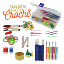 Kit De Acessórios E Agulhas Para Crochê Kit Crochê Lanmax