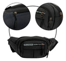 Pochete Masculina Bolsa Cintura Motoqueiro Multiuso Cor Preto