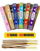 Incenso Nag Champa De Massala Darshan 12 Caixas 12 Aromas Fragrância Sortidos