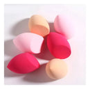 Kit Pacote 12 Esponjas Maquiagem Face Gota Chanfrada Atacado Cor Variada