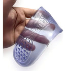 Palmilha De Silicone Em Gel Ortopedica Anti Impacto Para Dores Nós Pés Fascite Plantar Cristal Tamanho Do Par Da Palmilha 36 A 39