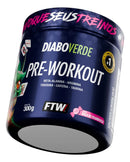 Suplemento Em Pó Pre Treino Pre Workout 300g Sabor Bala De Framboesa Ftw - Diabo Verde