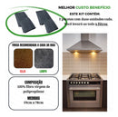 4 Filtros Mantas P/ Coifa Depurador Exaustor Todas Marcas