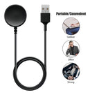 Carregador Samsung Galaxy Watch Classic 4 3 Active2, cabo R500, cor preta