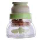 Bico Torneira Arejador Giratório 360° Prolongador Flexivel Azul-celeste Silicone + Plástico