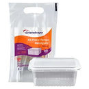 Pote Descartável 500ml Freezer Microondas Marmita 25 Unid Cor Transparente