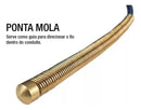 Guia Passa Fio Sonda De Pvc Alma De Aço Profissional 10 Mts