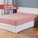 Kit 5 Lençol De Casal Padrão Com Elástico  Sortidos