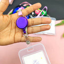 Protetor Para Crachá Transparente Com Cordão E Roller Clipe