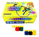 Tinta Guache 6 Cores Acrilex 15ml - Acrilex