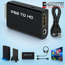 Adaptador De Vídeo Para Ps2 Hdmi Full Hd 1080p Tv Monitor Conversor PS2 AV PARA HDMI plug and play Marca Chrome Technology