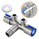 Registro 1/2 Torneira Saída Dupla Ducha Higiênica Lava Louça