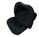 Capa Para Bebê Conforto + Capota/ Protetor De Sol Preto Liso