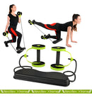 Revoflex Xtreme com 2 Pares de Elásticos, Exercícios Abdominais e Resistência Ajustável, Equipamento Portátil Para Treino em Casa – Marca Lorben