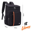 Mochila Térmica Cooler Praia Passeio Bag Marmita Cerveja 18l Cor Azul Marinho